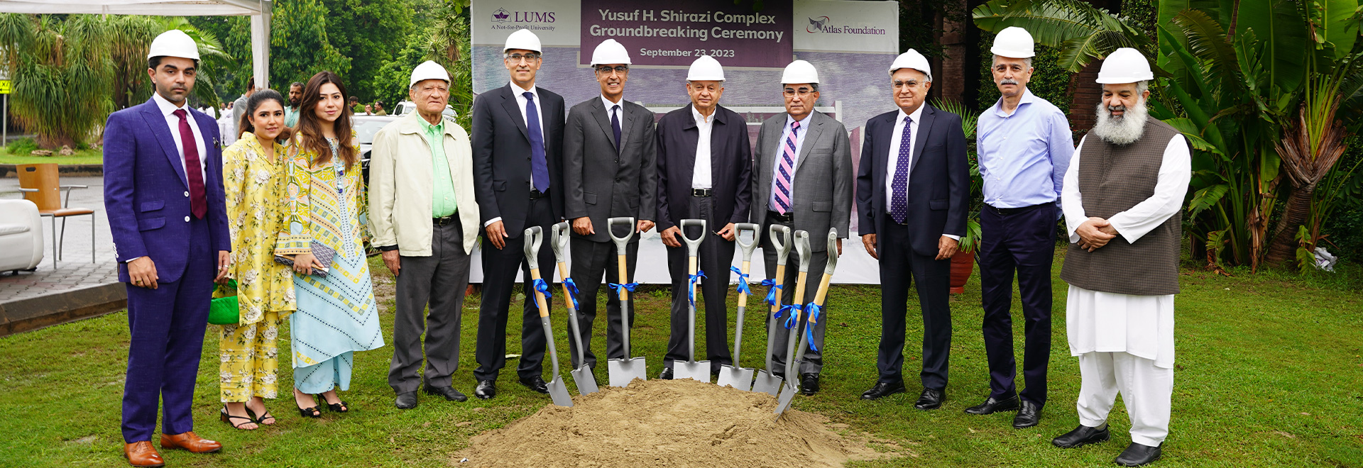 Groundbreaking Ceremony of Yusuf H. Shirazi Complex Takes Place at LUMS
