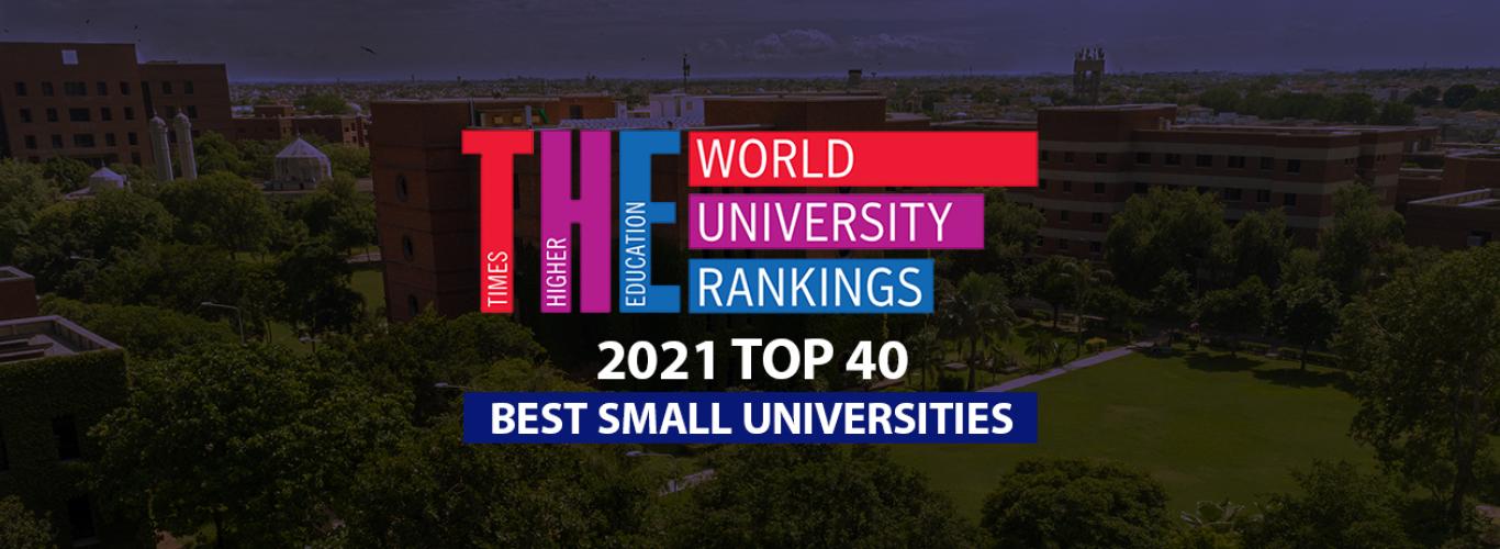 LUMS was ranked 40 with the added distinction of being the only institution in Pakistan to be on the list.