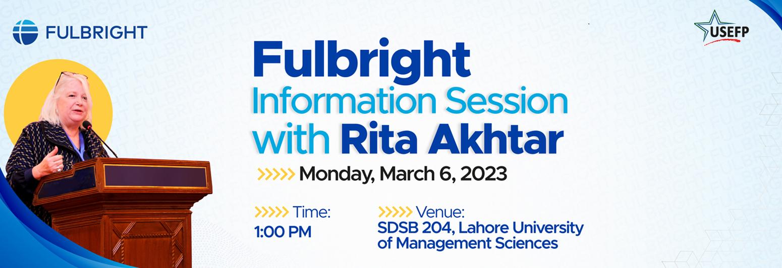 USEFP - Fulbright Session with Ms. Rita Akhtar