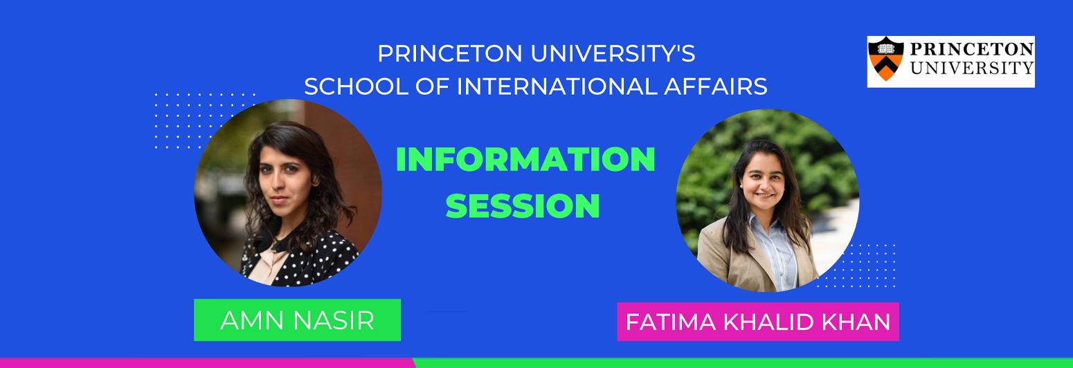 Princeton University's School of International Affairs - Information Session