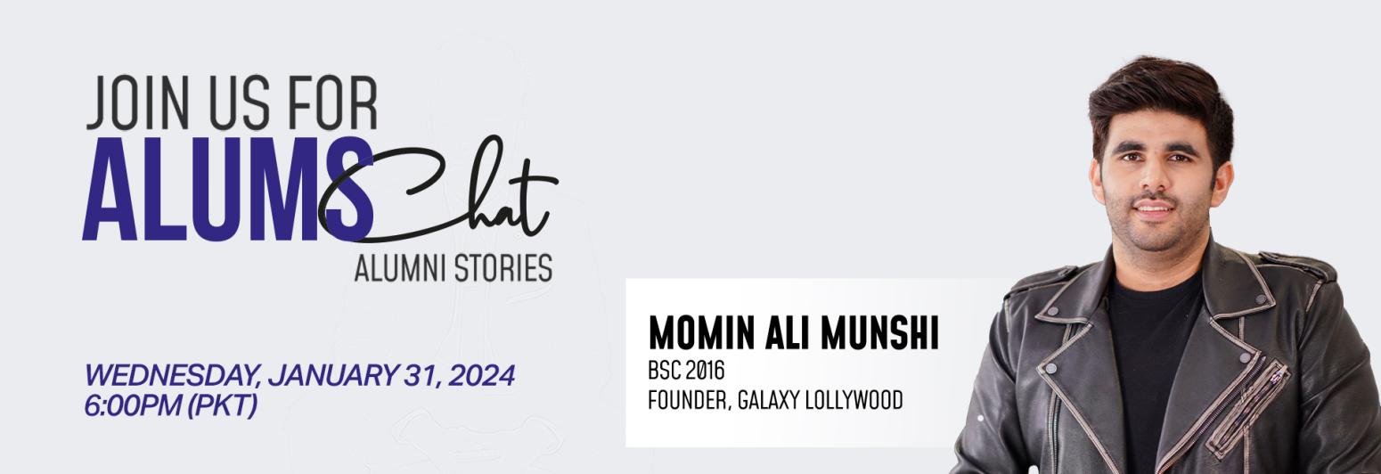 LUMS is excited to welcome you to the seventeenth episode of ALUMS Chat