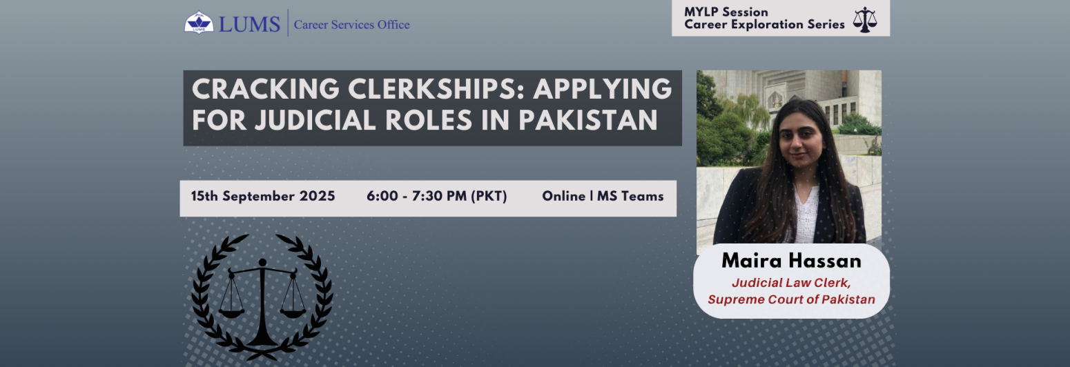 Cracking Clerkships: Applying for Judicial Roles in Pakistan