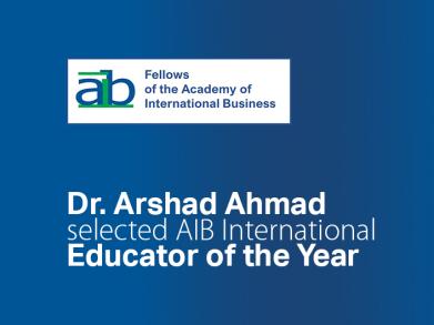 LUMS Vice Chancellor Named  International Educator of the Year 