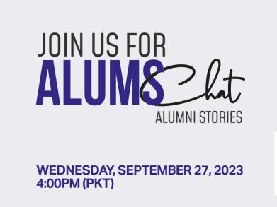 LUMS is excited to welcome you to the fourteenth episode of ALUMS Chat with Shershah Hassan!